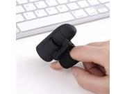 black 2.4GHz USB Wireless Finger Rings Optical Mouse 1200Dpi For PC Laptop Desktop