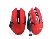 Wireless Computer Mouse Mice 1200 2000DPI LED Optical Gaming Mouse 2.4G USB Receiver Cordless 6 Buttons Game Mouse