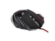 3200 DPI 7 Buttons LED Optical USB Wired Gamer Gaming Mouse Mice with Breathing Lights Triple Fire Key for PC Laptop