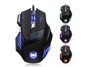 Feitong Wired Gaming Mouse Gamer 7 Button 5500 DPI LED Optical USB Wired Computer Mouse Mice Cable Mouse