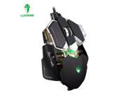 LUOM 9 Buttons 4 Colors Light Wired Gaming Mouse 4000 Adjustable DPI Optical Gamer Mice computer mouse Perfect For Pro Gamer