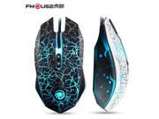 FMOUSE 2400DPI USB Wired Optical Gaming Mouse Gamer Mice For Computer PC Laptop