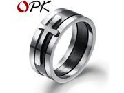 OPK 2pcs lot Fashion Man Cross Party Rings Personality Three In One Finger Bands Men Jewelry 450