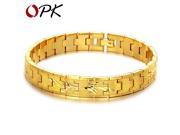 OPK JEWELRY Hot Sale Promotion Handmade18K Gold plated Jewelry bracelet Delicate Wedding Gift 334