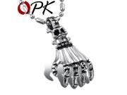OPK JEWELRY fashion necklace pendants COOL MEN skeleton pendant ghost hand finger pendants personality ON SALE 563
