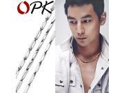 OPK JEWELRY 2 3 4mm 18 24inch Mens Boys Girls Silver Tone Link Necklace Stainless Steel Chain Gift Wholesale Price All Match