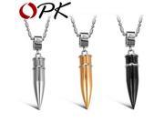 OPK JEWELRY 2013 HOT SALE Fashion Bullet chain Women s Men s Stainless steel Necklaces for women men