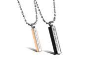 OPK Romantic Lovers Pendant Necklaces Fashion Stainless Steel Link Chain Women Men Jewelry WE ARE ALWAYS TOGETHER GX952