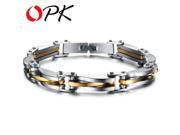 OPK Vintage Link Chain Man Bracelets Fashion Stainless Steel Cool Men Jewelry Personality Summer Accessories DM681