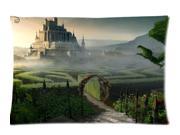 Castle Garden Pillowcases Custom Pillow Case Cushion Cover 20 X 36 Inch Two Sides