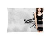 Emma Roberts Pillowcases Custom Pillow Case Cushion Cover 20 X 30 Inch Two Sides