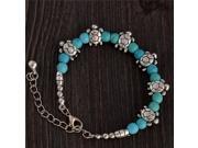 Arrival Turquoise Beads Silver Plated Tortoise Bracelet Handmade Accessories Women Jewelry Lovely Bracelet TL111
