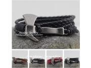 LOW0226LB Design Personalized Hammer With Hatchet Leather Bracelet For Women Men Wedding Accessories Gift