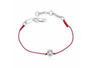 Real Austrian Crystal jewelry thin red thread string rope Charm Bracelets for women sale Top Hot summer style