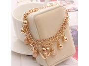 Jewelry Gold Chain Jewelry Heart Pendant Multilayer bracelet factory price wholesales bracelets bangles