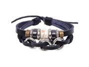 BA136 Handmade Genuine Leather Adjustable Bracelet Wristband Jewelry Valentine s Day Gift Men Woman