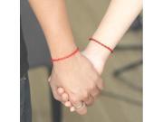 2 Bracelet Lucky Red String Bracelets Leg for Women Rope Cable Handcrafted Jewelry Line To Present Lover Couple