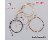 Simple Bracelet Fashionable Metal Bead Adjustable Bracelet Vintage Hollywood Beaded Bohemia Bracelets for women