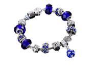 Hot crystal charm bracelet 925 female beads DIY Bracelet index Femme Valentine Pulsera