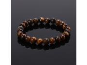 Tiger Eye Bracelets Bangles Elastic Rope Chain Natural Stone Friendship Bracelets For Women and Men Jewelry