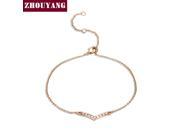 V Lover Hot Sell Elegant Rose Gold Plated Bracelet Jewelry For Women Wedding Gift Top Quality ZYH158