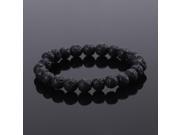 Jewelry Men bracelet Black Lava Energy Stone Beads Buddha Bracelet for Women Christmas gift