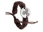 Trendy Teen Wolf Triskele Bracelets Hemp Adjustable Size Bracelet Charms Leather Bracelets Women Men Cool Triskele Jewelry