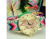 Anslow Hot Watch 1PC Women Dress Watch Dreamcatcher Friendship Bracelet Watches Braid Handmade Quartz Hour High Quality