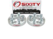 Sixity Auto 2pc 1 5x100 Wheel Spacers Sixity Auto Pickup Truck SUV M12x1.5mm 1.25in Studs Lugs