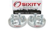 Sixity Auto 2pc 1 5x3.9 Wheel Spacers Plymouth Acclaim Breeze Caravelle Neon Reliant Sundance Voyager M12x1.5mm 1.25in Studs Lugs