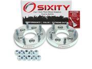 Sixity Auto 2pc 1 Thick 5x5.5 Wheel Adapters Ford Aerostar Crown Victoria Explorer Sport Trac Mustang Ranger Thunderbird Loctite