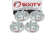 Sixity Auto 4pc 1 5x100 Wheel Spacers Chrysler Cirrus Laser LeBaron New Yorker PT Cruiser Sebring M12x1.5mm 1.25in Studs Lugs