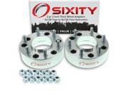 Sixity Auto 2pc 2 Thick 5x139.7mm to 6x139.7mm Hubcentric Wheel Adapters Pickup Truck SUV