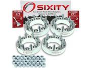 Sixity Auto 4pc 2 Thick 8x170mm Wheel Adapters Hummer H1 H2 Loctite