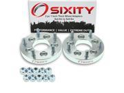 Sixity Auto 2pc 1 Thick 5x4.5 to 5x5.5 Wheel Adapters Pickup Truck SUV
