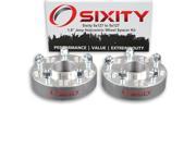Sixity Auto 2pc 1.5 5x127 Wheel Spacers Jeep Grand Cherokee Wrangler Commander 1 2 20tpi 1.25in Hubcentric