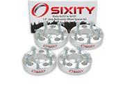 Sixity Auto 4pc 1.5 5x127 Wheel Spacers Jeep Commander Grand Cherokee Wrangler 1 2 20tpi 1.25in Studs Lugs
