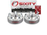 Sixity Auto 2pc 1.5 5x5.0 Wheel Spacers Sixity Auto Pickup Truck SUV 1 2 20tpi 1.25in Hubcentric Loctite