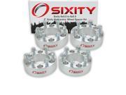 Sixity Auto 4pc 2 6x5.5 Wheel Spacers Sixity Auto Pickup Truck SUV M14x1.5mm 1.25in Studs Lugs