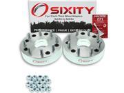 Sixity Auto 2pc 2 Thick 5x4.5 to 8x6.5 Wheel Adapters Pickup Truck SUV Loctite