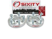 Sixity Auto 2pc 1 5x4.75 Wheel Spacers Sixity Auto Pickup Truck SUV M12x1.5mm 1.25in Hubcentric Loctite