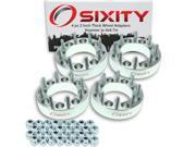 Sixity Auto 4pc 2 Thick 8x6.7 Wheel Adapters Hummer H1 H2