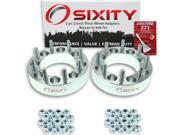 Sixity Auto 2pc 2 Thick 8x6.7 Wheel Adapters Nissan NV1500 NV2500 NV3500 Loctite
