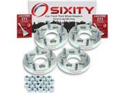 Sixity Auto 4pc 1 Thick 5x139.7mm Wheel Adapters Ford Aerostar Crown Victoria Explorer Sport Trac Mustang Ranger Thunderbird Loctite