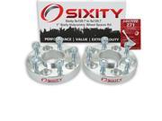 Sixity Auto 2pc 1 5x120.7 Wheel Spacers Sixity Auto Pickup Truck SUV M12x1.5mm 1.25in Hubcentric Loctite