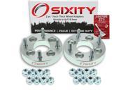 Sixity Auto 2pc 1 Thick 4x114.3mm Wheel Adapters Honda Accord Civic del Sol CRX Fit Insight Prelude Loctite
