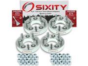 Sixity Auto 4pc 1.25 Thick 5x5 Wheel Adapters Mazda 3 626 929 CX 5 CX 7 CX 9 Millenia MPV MX 5 Miata MX 6 Protege Protege5 RX 7 RX 8 Tribute Loctite