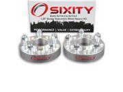 Sixity Auto 2pc 1.25 5x114.3 Wheel Spacers Dodge Pickup Dakota Daytona D200 1 2 20tpi 1.25in Hubcentric