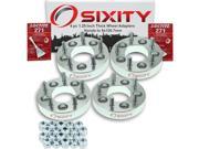 Sixity Auto 4pc 1.25 Thick 5x120.7mm Wheel Adapters Honda Accord Crosstour Civic CR V CR Z Element Fit Odyssey Pilot Prelude S2000 Loctite