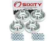 Sixity Auto 4pc 1.25 Thick 5x5 Wheel Adapters Pontiac Vibe